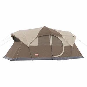 Image of the Coleman 10-Person Dark Room Cabin Large Family Camping Tent