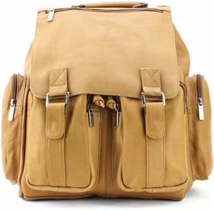 Image of the Iris Tyler JACKSON Leather Boys College Laptop Backpack