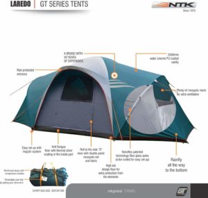 Image of the NTK Laredo Family Tent