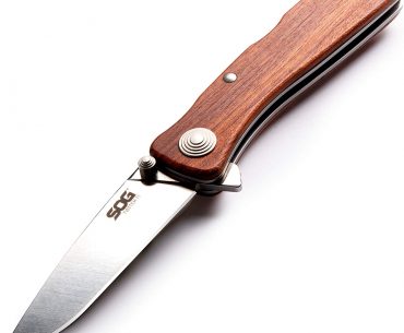 Image of the SOG wood pocket knife