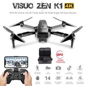Teeggi Visuo Zen K1 4K Camera Drone 50 Times Zoom Image