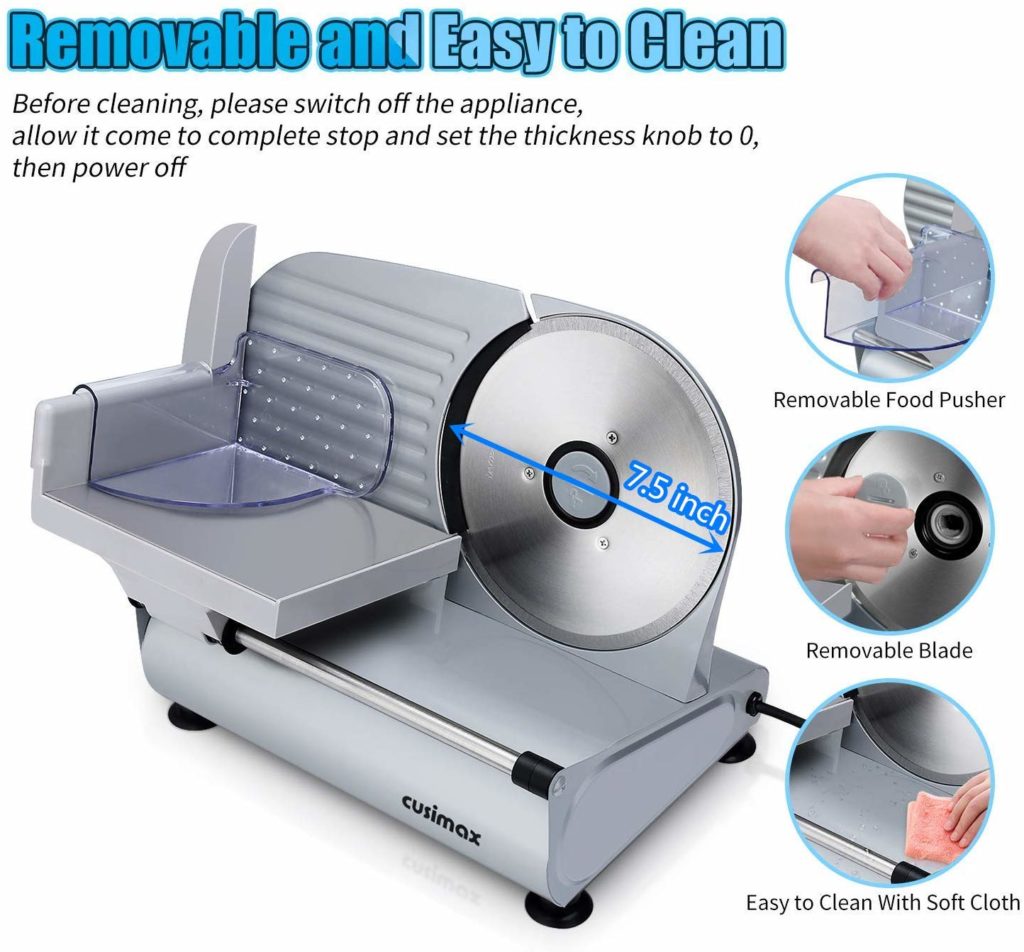 Picture of CUSIMAX Meat Slicer Electric Food Slicer