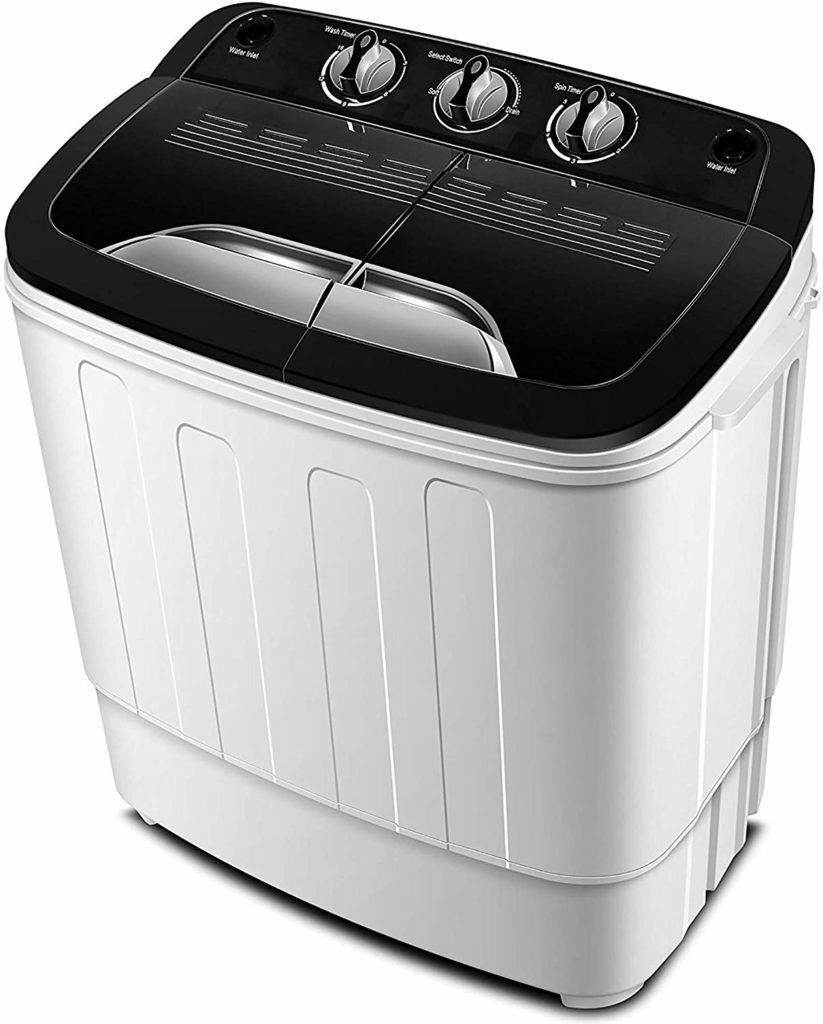 Pictureof the Giantex Portable Mini Compact Twin Tub Washing Machine