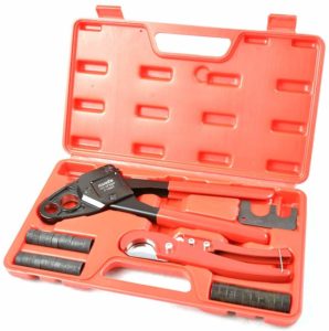 Image of IWISS Combo Angle Head PEX Pipe Crimping Tool Kits