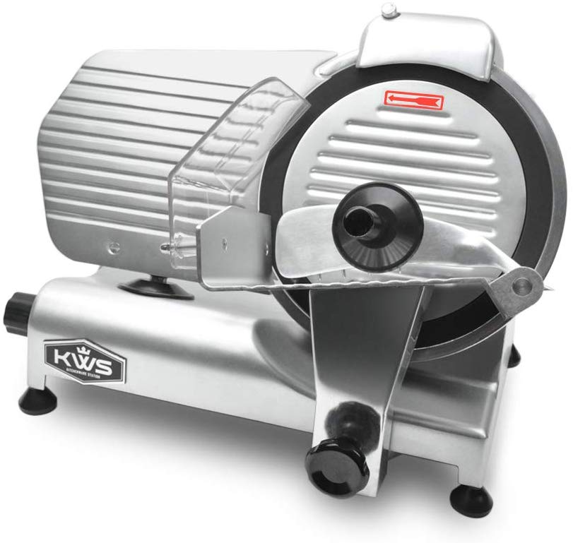 Image of KWS Low Noise Commercial and Home Use Food Slicer