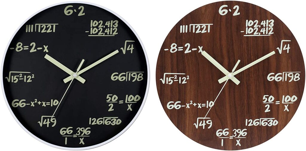 Image of JoFomp Math Luminous Wall Clock