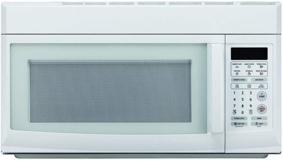 Image of Magic Chef White Over-the-Range Microwave