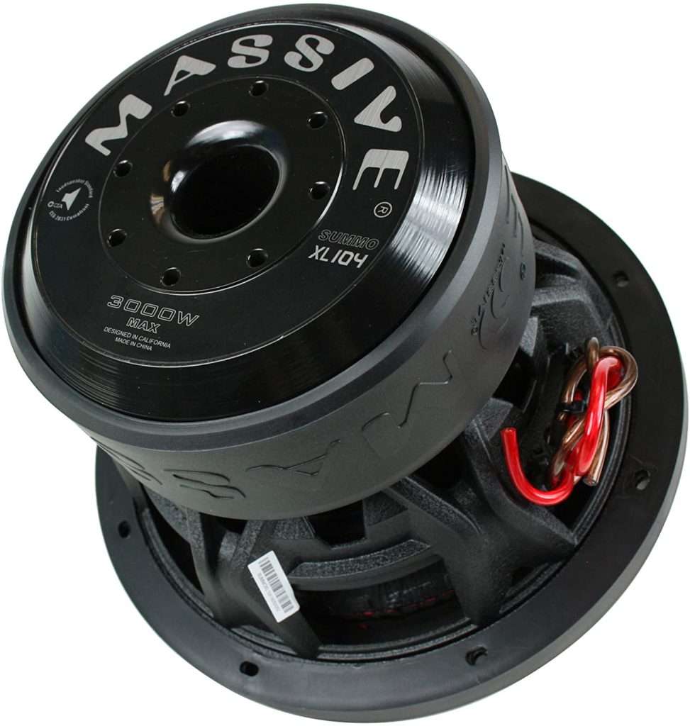 Photo of Massive Audio 10 Inch Car Audio 3000 Watt Competition Subwoofer