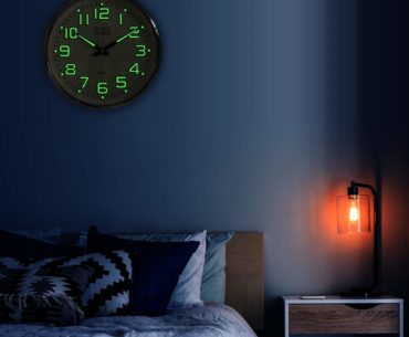 Night Light Glowing Wall Clock by Plumeet Image