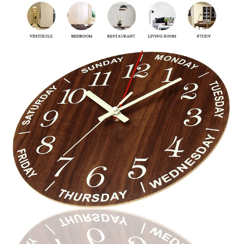 Image of Night Light Wall Clock from Bew