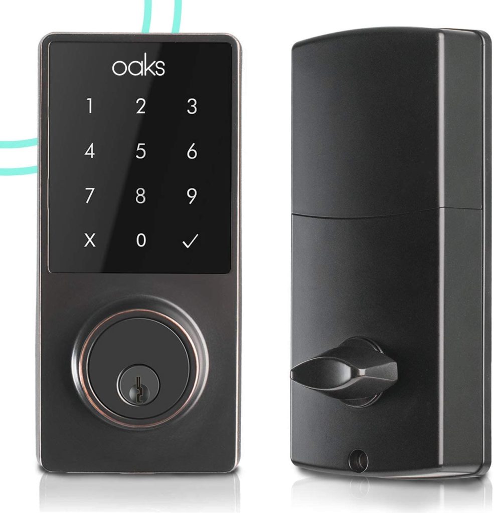 Image of Oaks Front Door Smart Lock Great for Airbnb and Vacation Rental Hosts