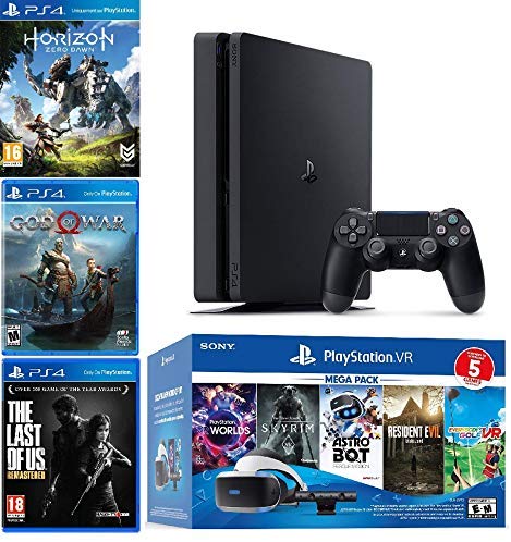 PlayStation 4 Slim PS4 1TB console and PlayStation VR Picture