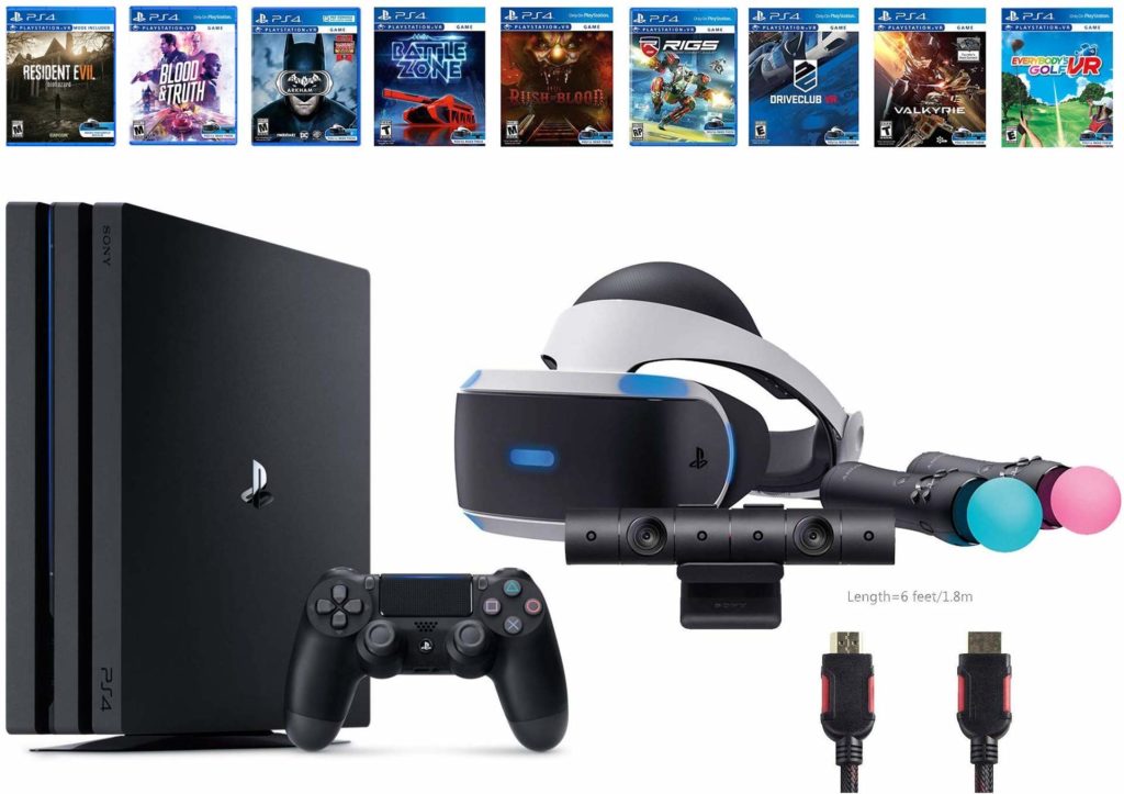 Playstation VR Deluxe Bundle with PS4 Pro Image