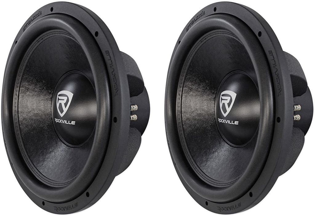 Image of Rockville 8000w Car Subwoofers Dual 2-Ohm