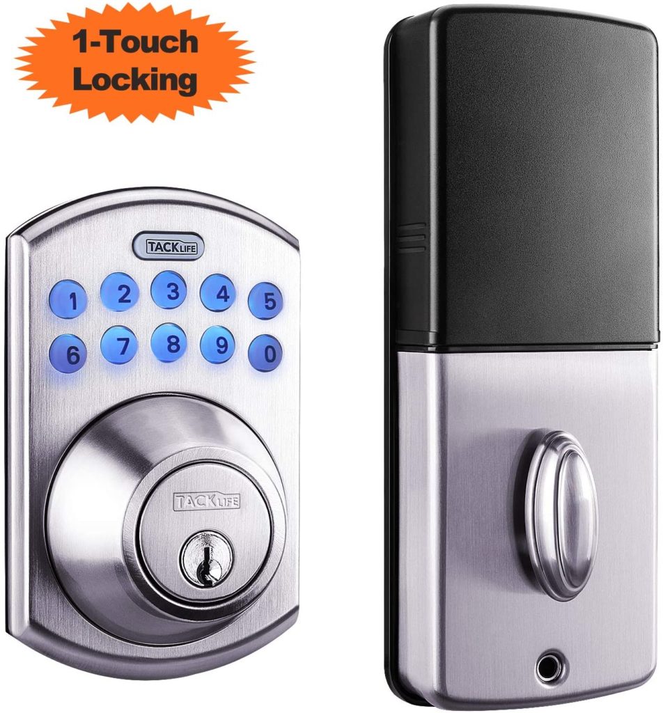 Image of Tacklife Electronic Deadbolt Keyless Door Lock