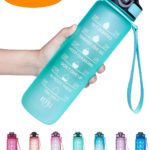 Image of Venture Pal Motivation Fitness Sports Water Bottle With Time Marker