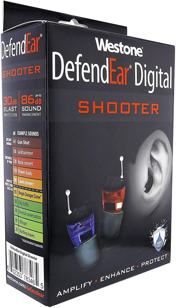 Image of the Westone DefendEar Digital Shooter Hearing Protection Ear Plugs