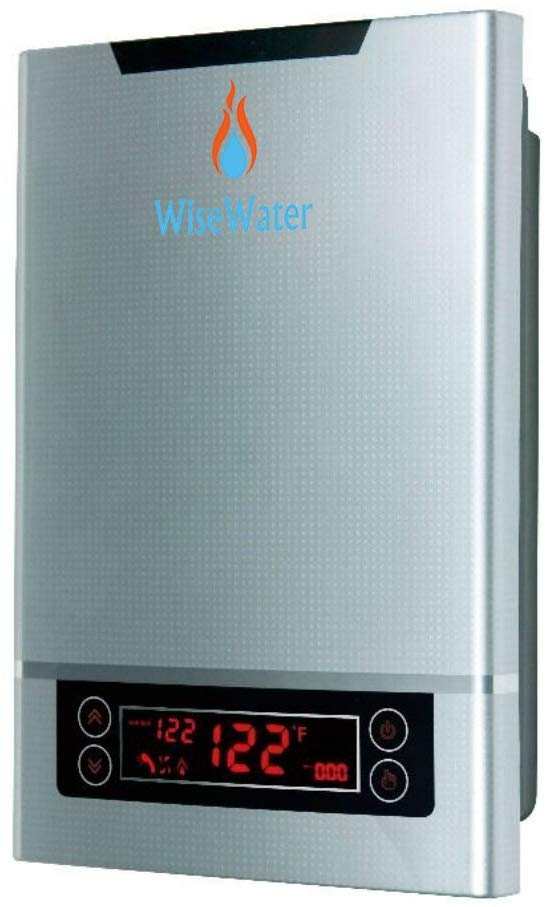 Image of WiseWater Tankless Water Heater Electric for Domestic Hot Water Heating in Kitchens, Bathrooms, Apartments, Cabins