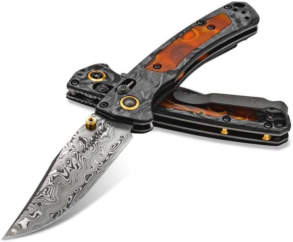 Image of the Benchmade Gold Class Mini Crooked River Pocket Knife