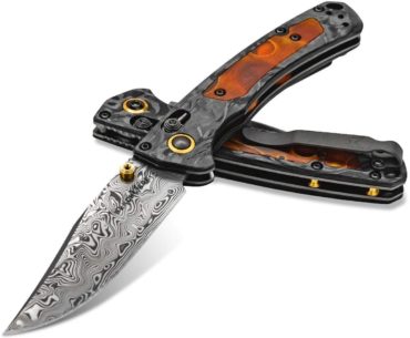 Image of the Benchmade Gold Class Mini Crooked River Pocket Knife