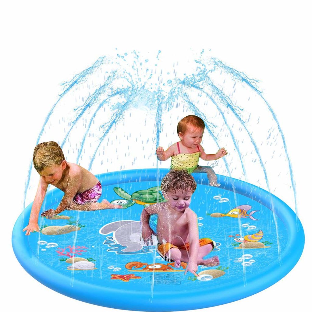 Image of Baby Infant Splash Pad Wading Swimming Pool  