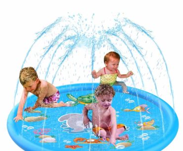 Image of Baby Infant Splash Pad Wading Swimming Pool