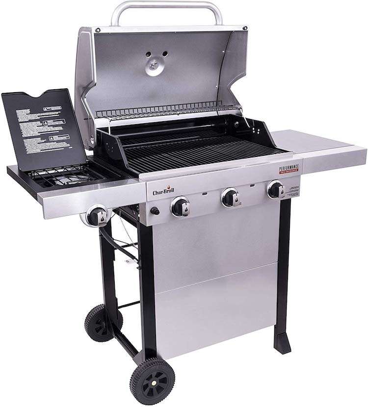 Photo of Char-Broil Performance Infrared Gas Grill under $300 3-Burner Cart Style with Stainless Steel