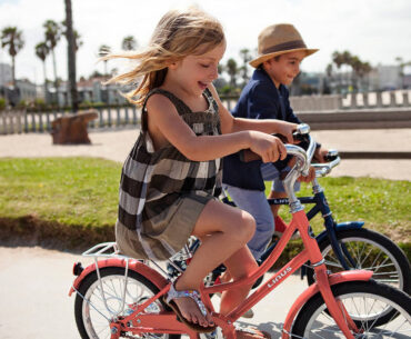 Image of 9 year old kid on bike