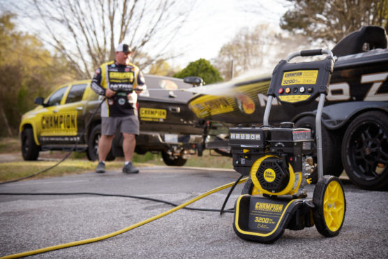 Image of Champion 3200-PSI 2.4-GPM Dolly-Style Gas Pressure Washer for Home