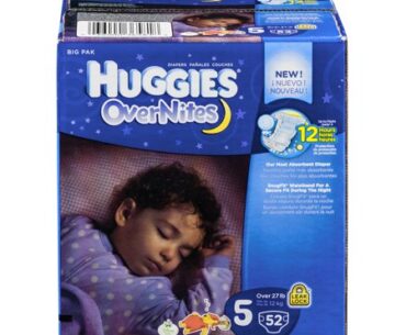 Image of Huggies OverNites Diapers Size 5