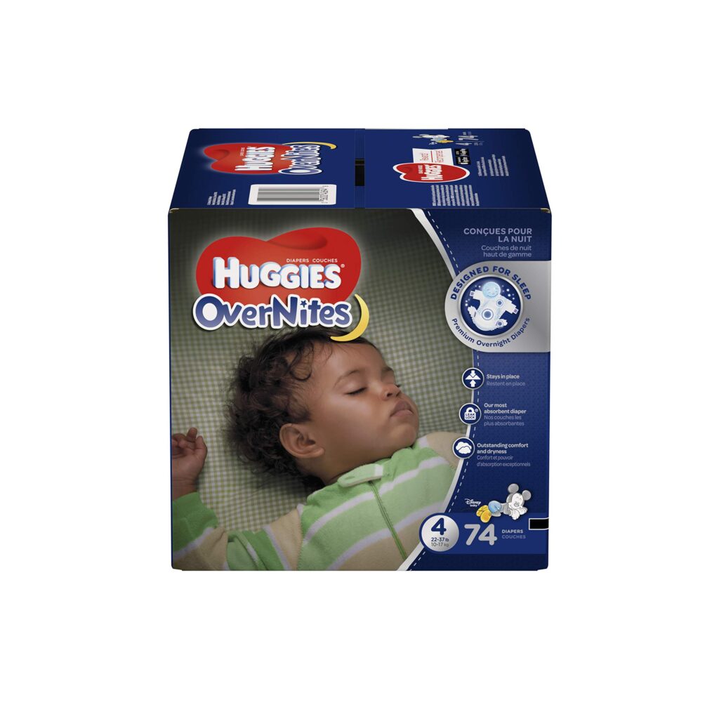 Photo of Huggies Overnites Diapers, Size 4