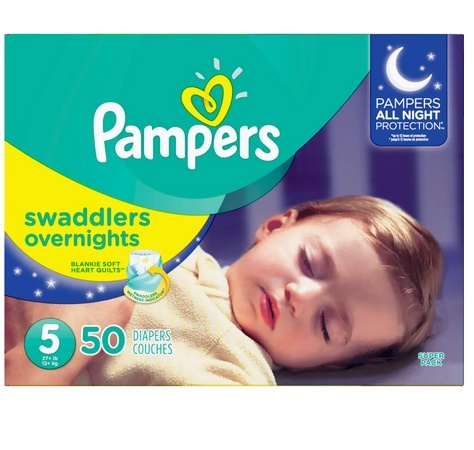 Picture of Pampers Swaddlers Overnights Diapers