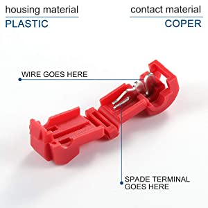 Picture of T-Tap Electrical Wire Connectors Terminals