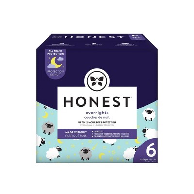 Image of The Honest Company Overnight Diapers Size 4