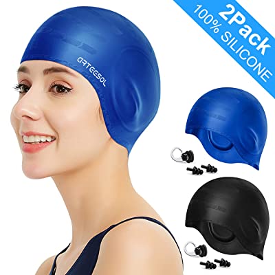 Photo of Arteesol Swimming Cap, Silicone Swim Cap