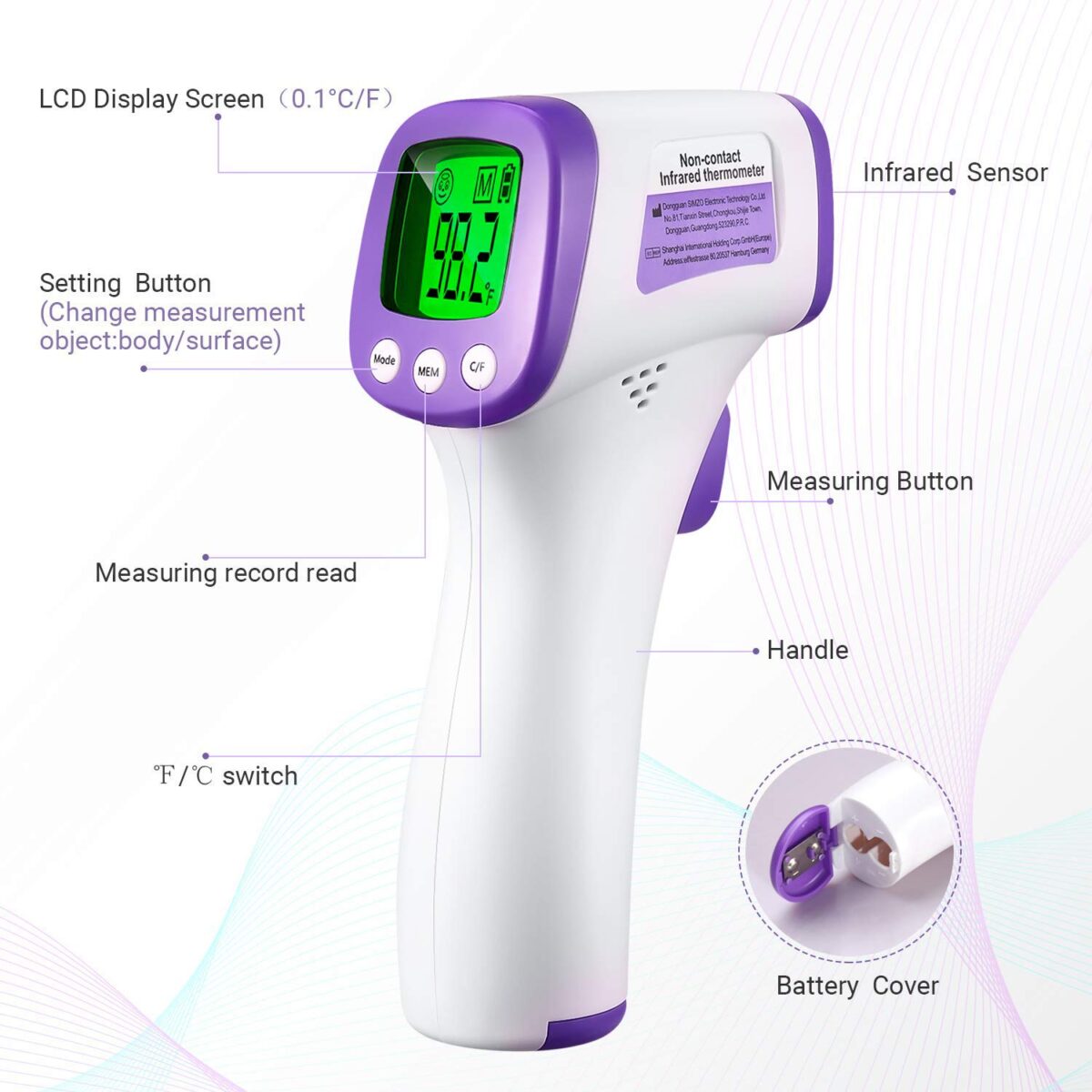 Top 11 Best NonContact Thermometer Accurate Readings