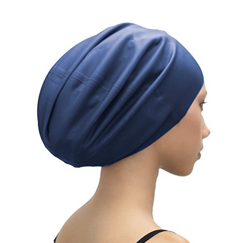 Photo of COPOZZ Extra Large Long Hair Swim Cap