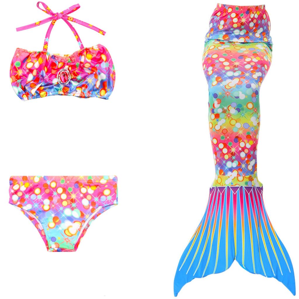 Photo of GALLDEALS Mermaid with Swimmable Costume for Girls