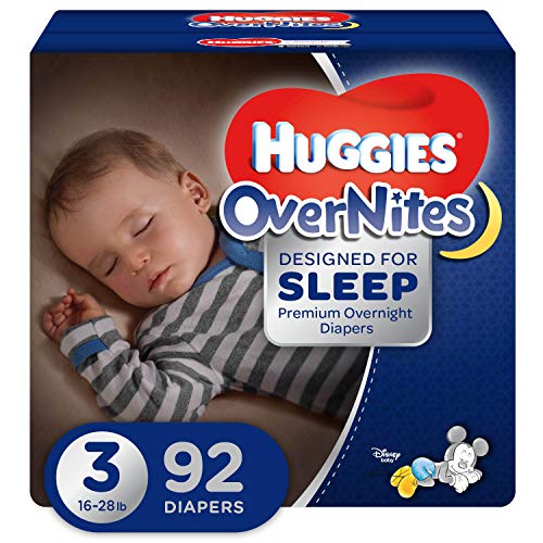Photo of HUGGIES OverNites Diapers, Size 3, 24 ct.