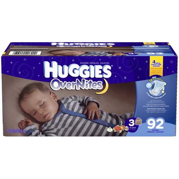 Picture of Huggies Size 3 OverNites Diapers