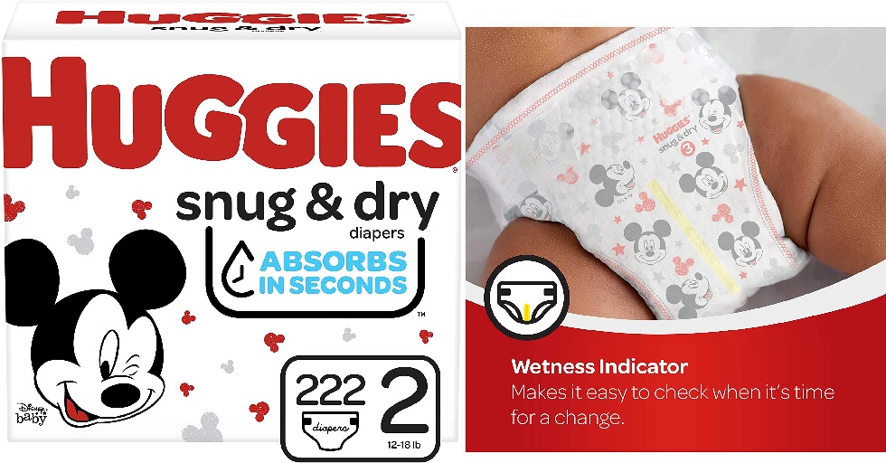 Picture of Huggies Snug & Dry Baby Size 2 Diapers