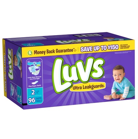 Photo of Luvs Triple Leakguards Diapers, Size 2