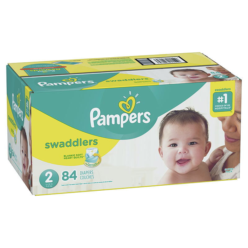 Picture of Pampers Swaddlers Diapers, Size 2