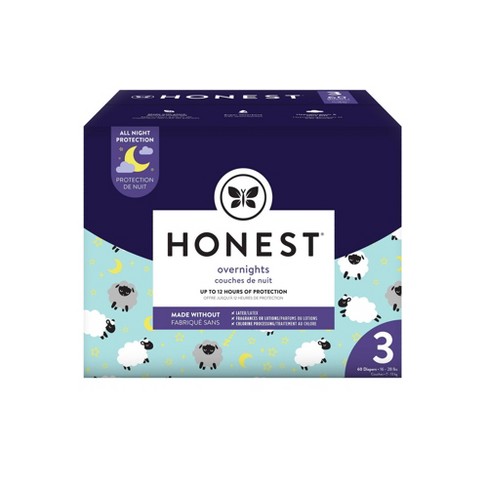 Image of The Honest Company Overnight Diapers Size 3