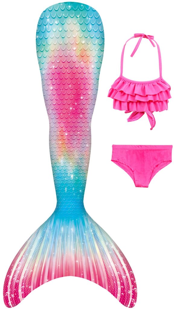 Image of the YITU Mermaid Bikini Set for Girls