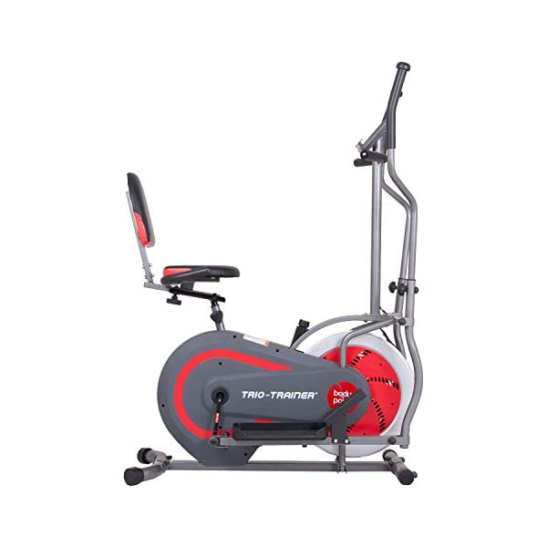 Image of Body Power 3 In 1 Elliptical and Upright, Recumbent Bike