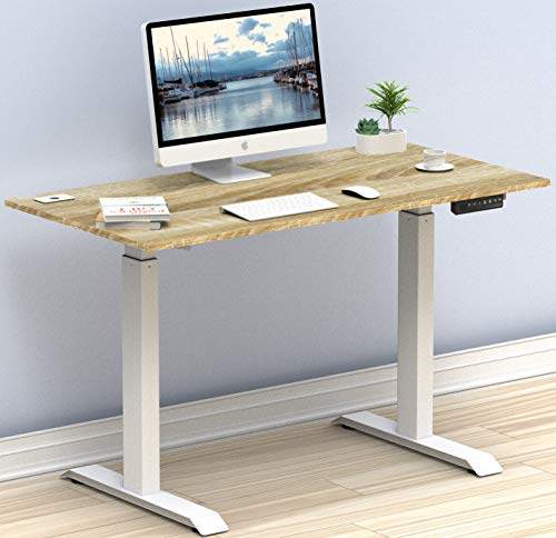 Image of SHW Electric Height Adjustable Computer Desk