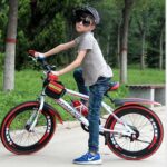 Image of 10 year old kid on bike