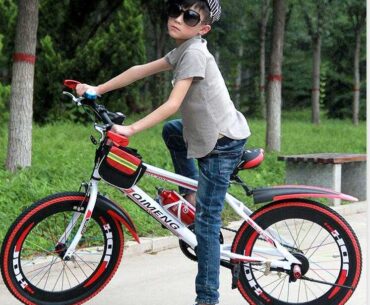 Image of 10 year old kid on bike