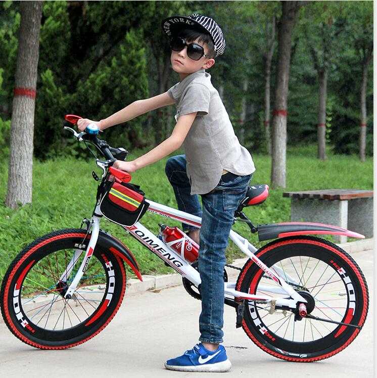 Image of 10 year old kid on bike